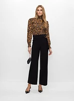 Pull-On Culotte Pants