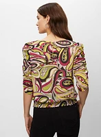 Paisley Print Blouse