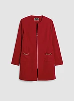 Long Zip Front Jacket