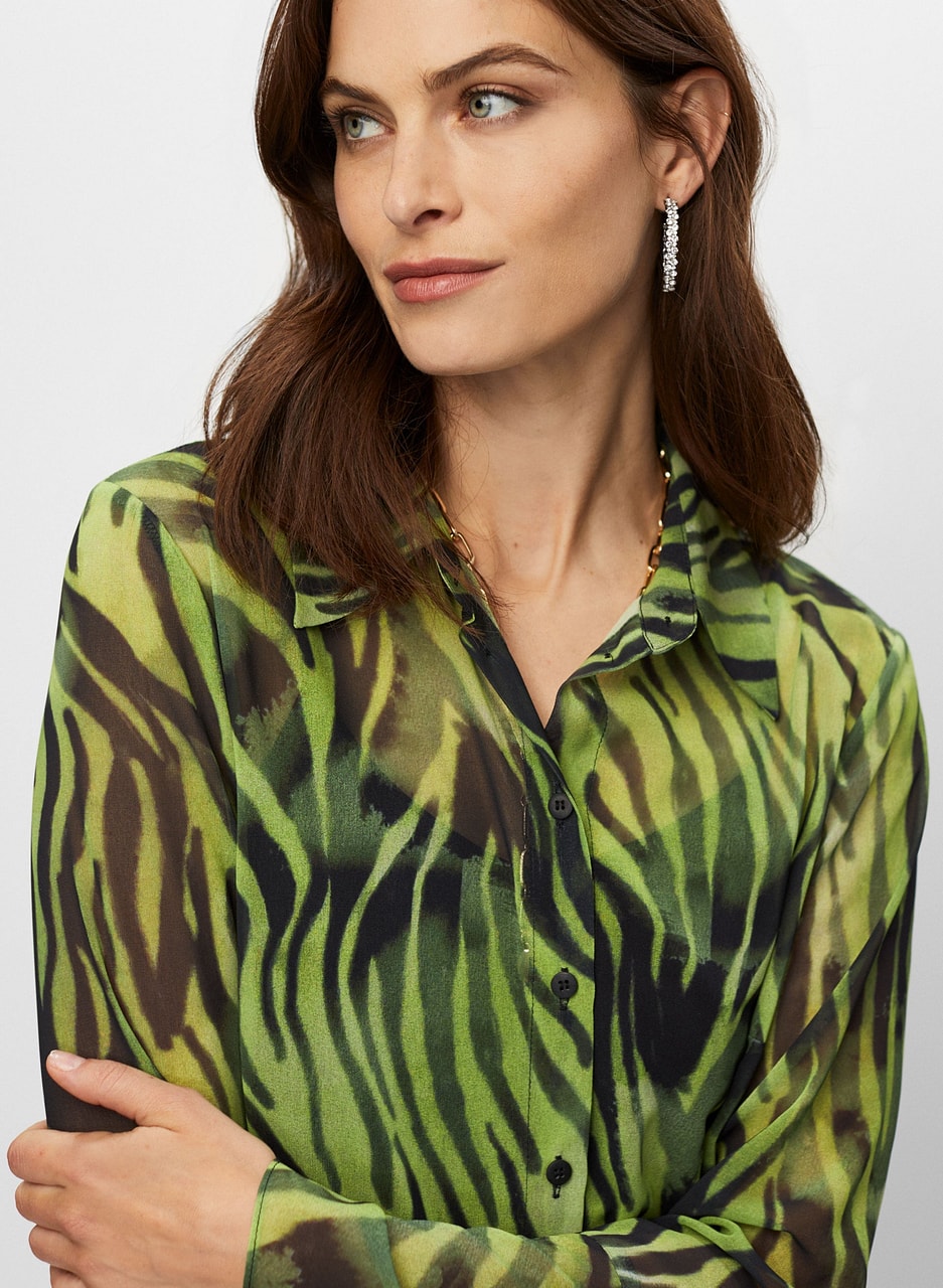 Animal Print Blouse