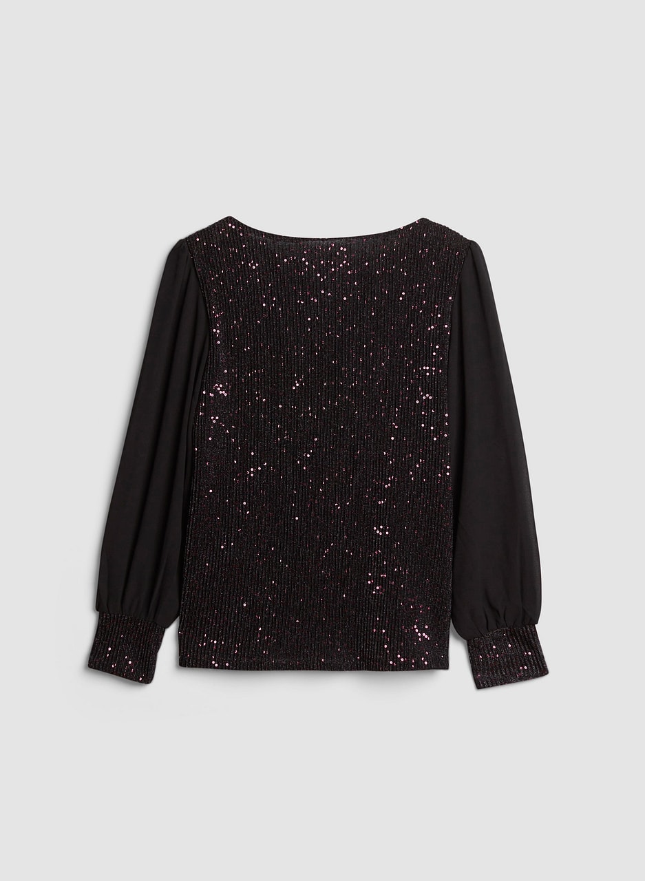 Sequin Detail Top