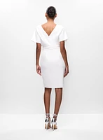 Joseph Ribkoff - Wrap-Style Pearl Detail Dress