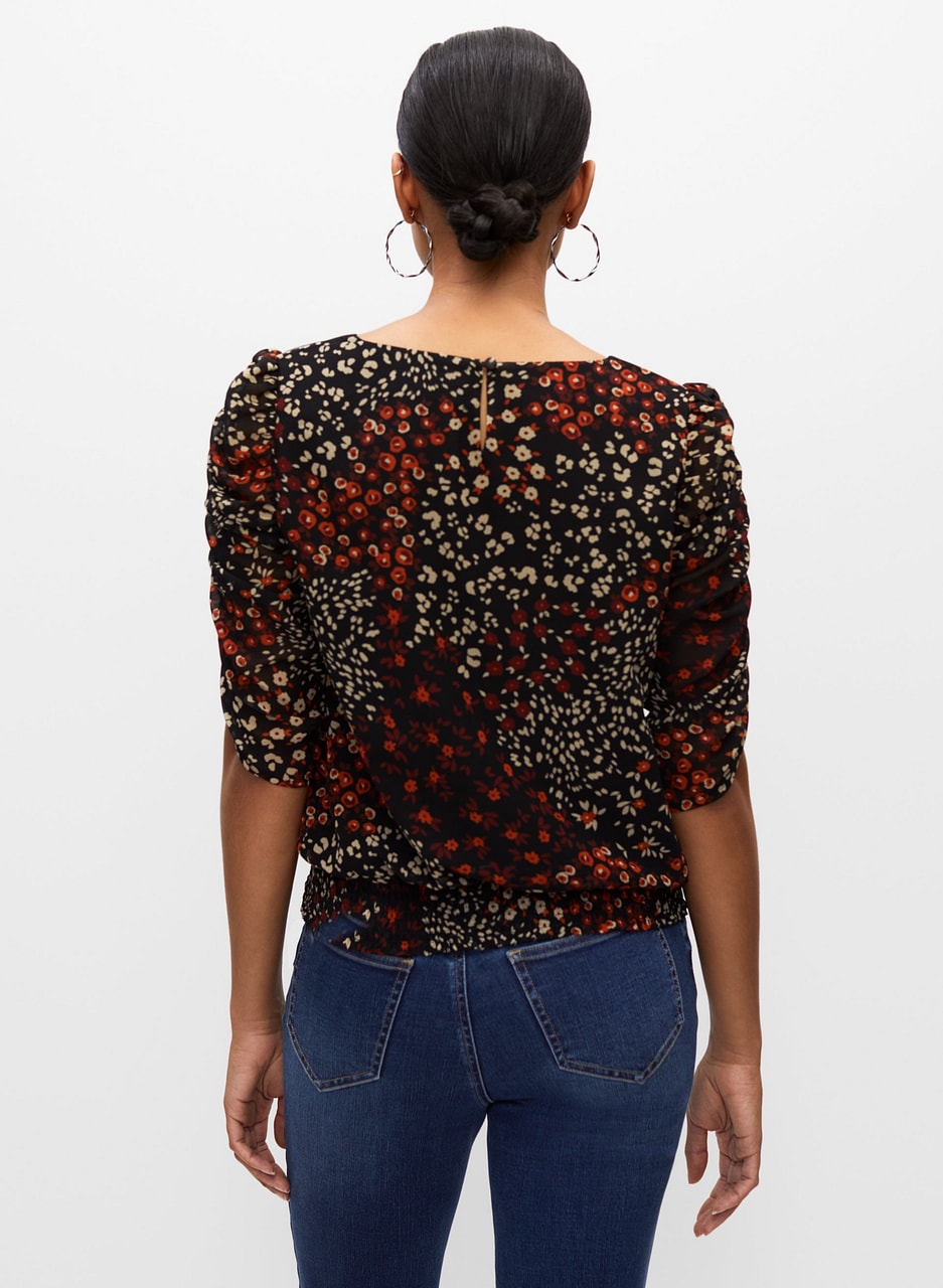 Floral Print Blouse