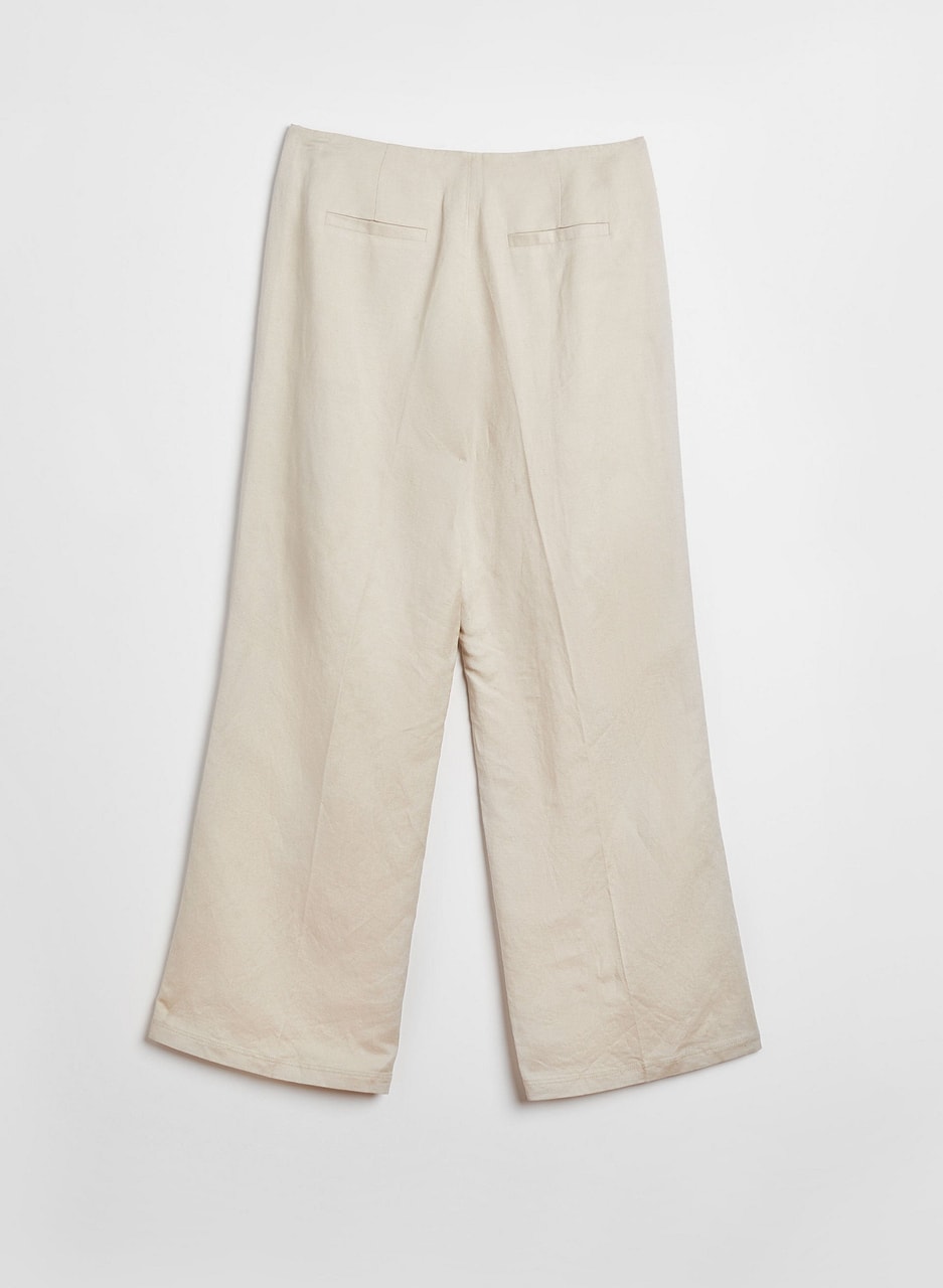 Wide Leg Linen Pants