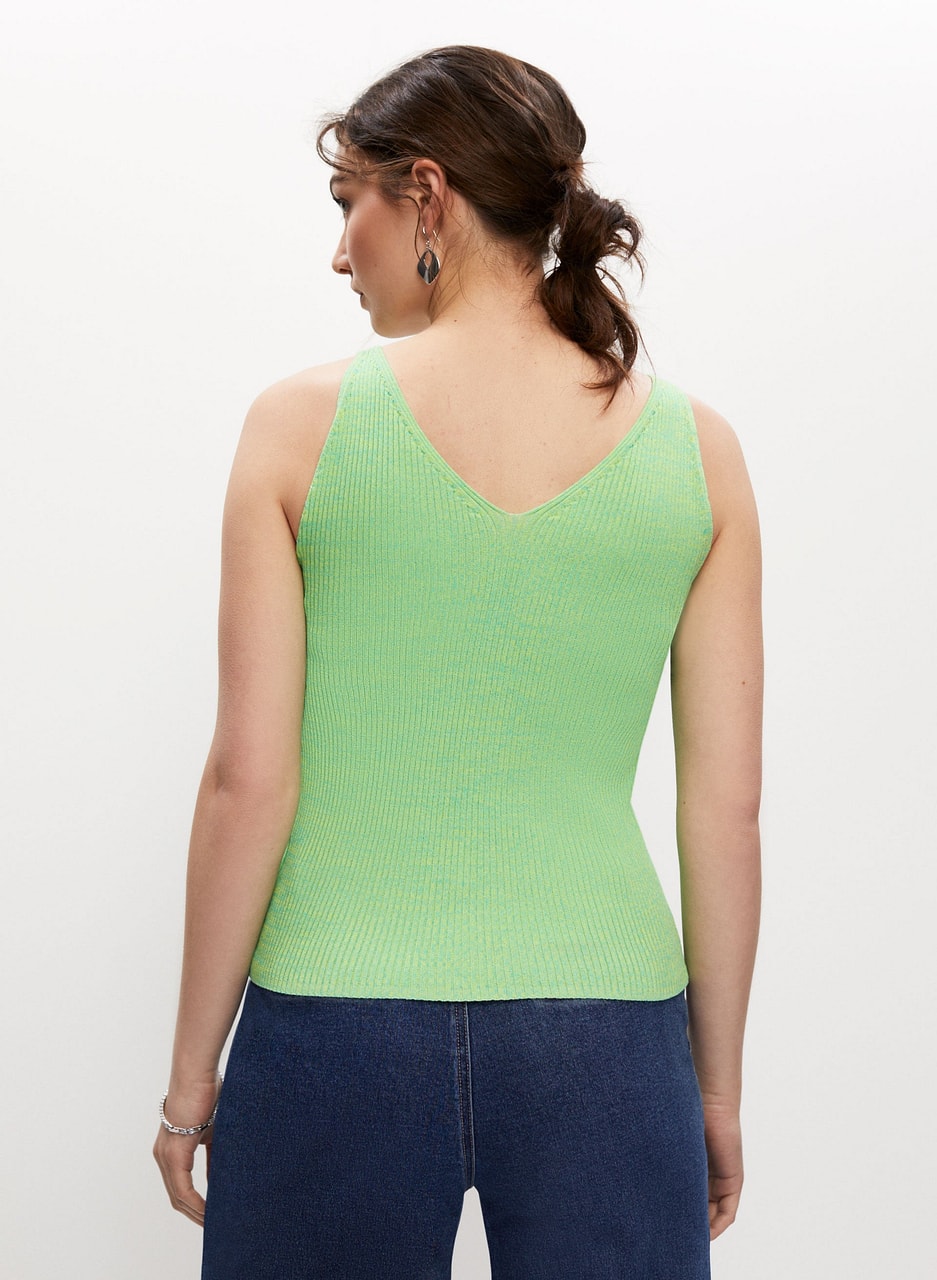 Rib Knit Sweater Tank