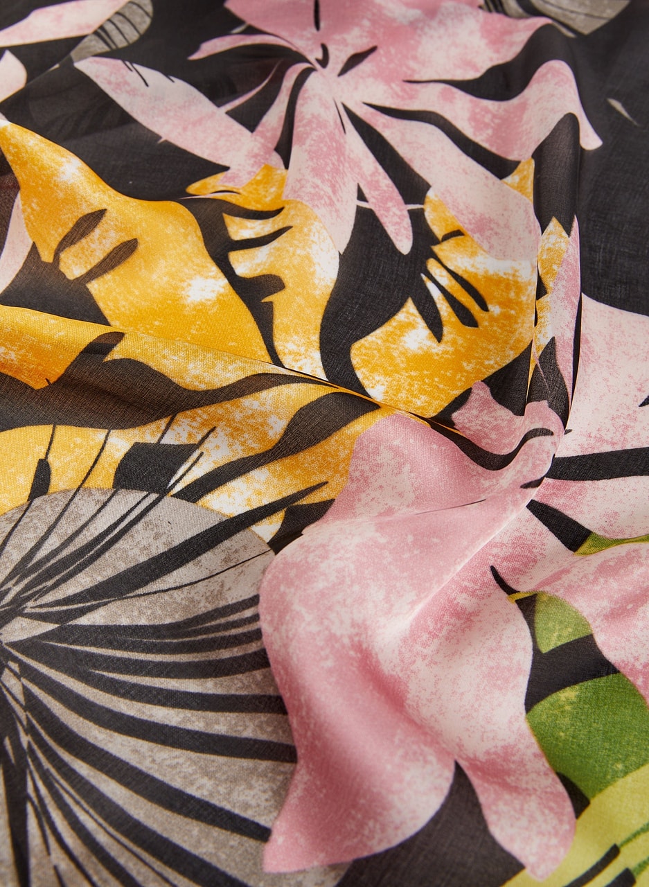 Tropical Print Scarf