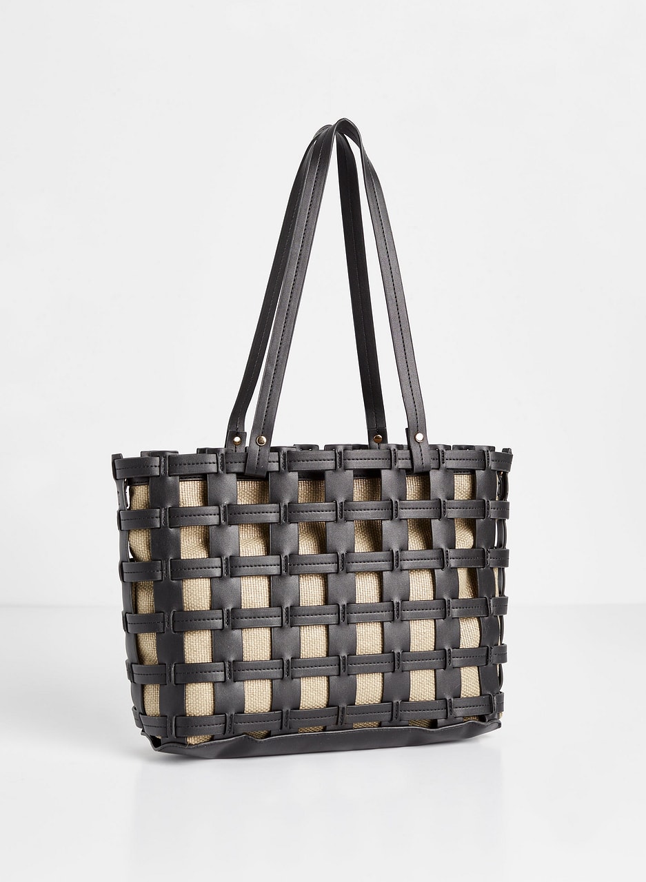 Open Weave Tote Bag