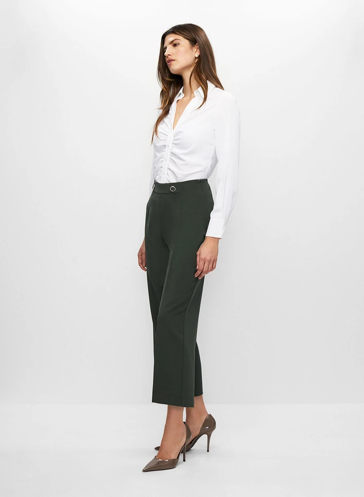 Wide Leg Culotte Pants