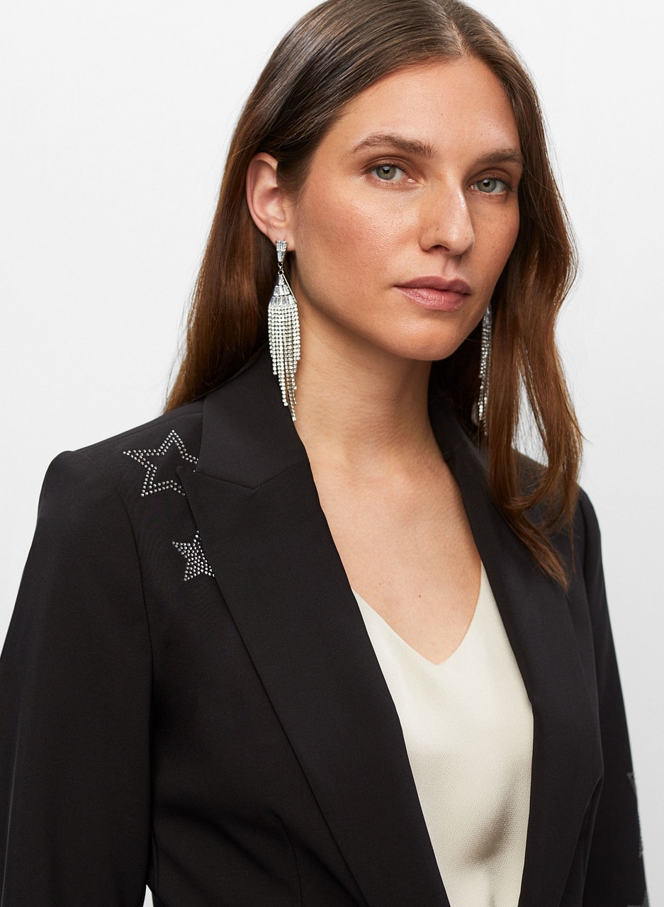 Joseph Ribkoff - Star Embroidered Jacket