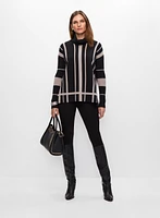 Frank Lyman - Striped Motif Sweater