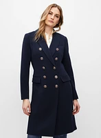 Structured Double Breasted Coat