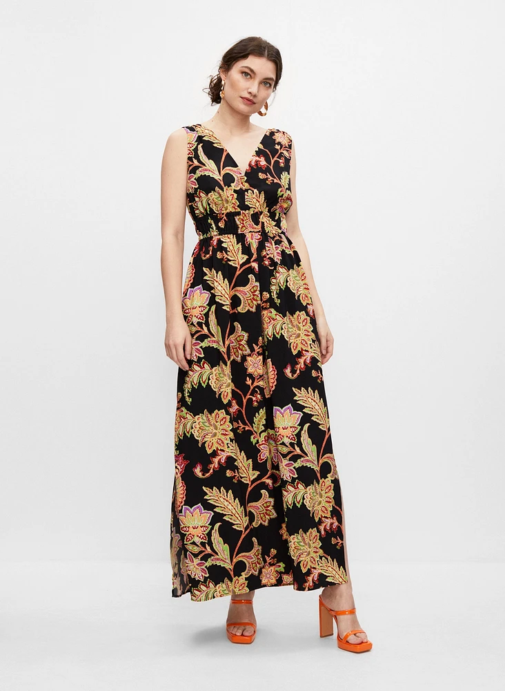 Floral Print Maxi Dress