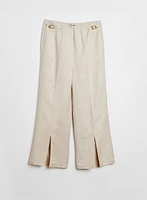 Wide Leg Linen Pants