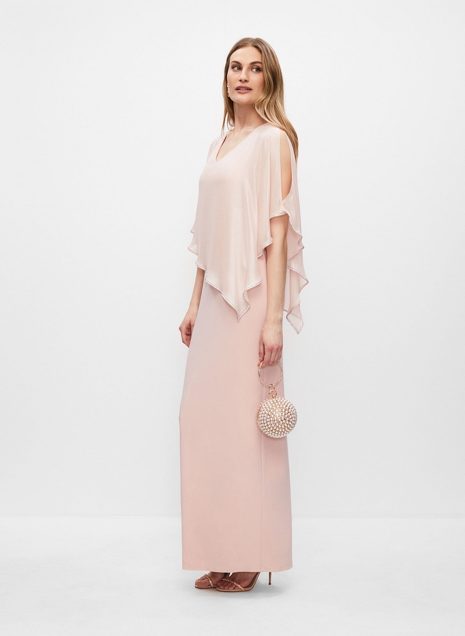 Joseph Ribkoff - Asymmetrical Chiffon Dress