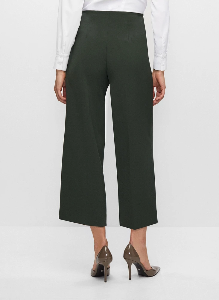 Wide Leg Culotte Pants