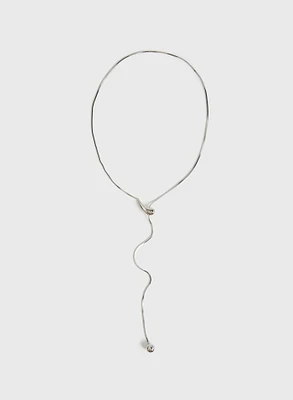 Bean Slide Necklace