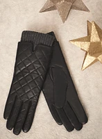 Quilted Leather Gloves