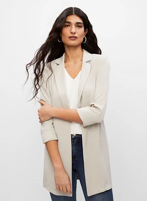 Notch Collar Blazer