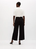 Bi-Stretch Culotte Pants