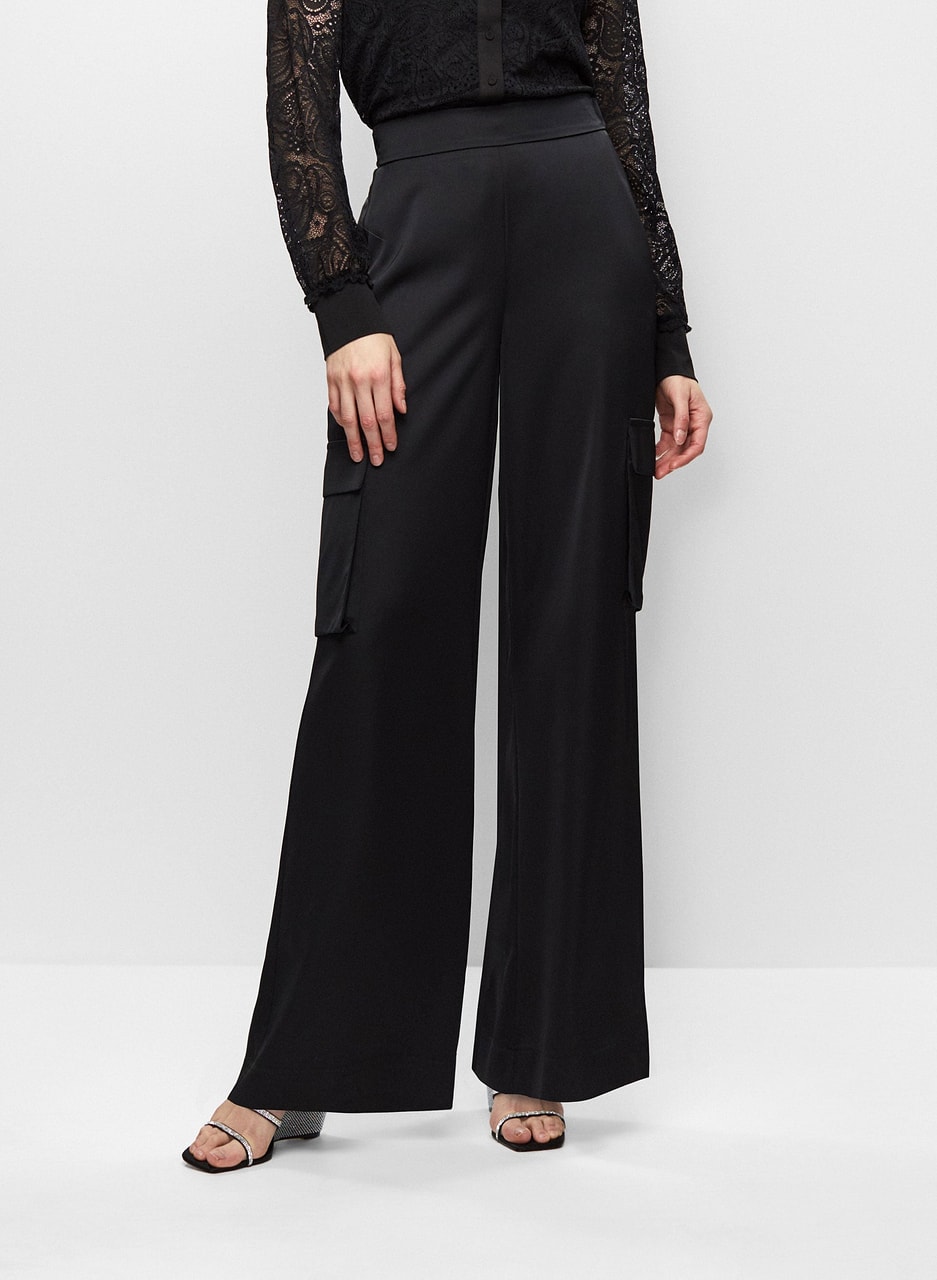 Joseph Ribkoff - Wide Leg Cargo Pants