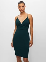 Deep V-Neck Dress