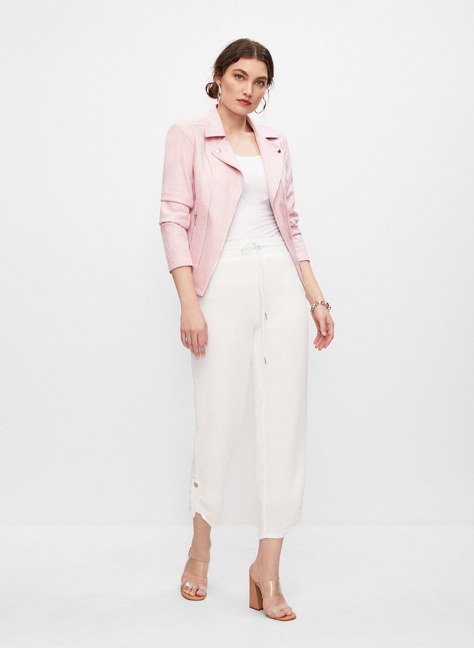 Frank Lyman - Hem Detail Pull-On Pants