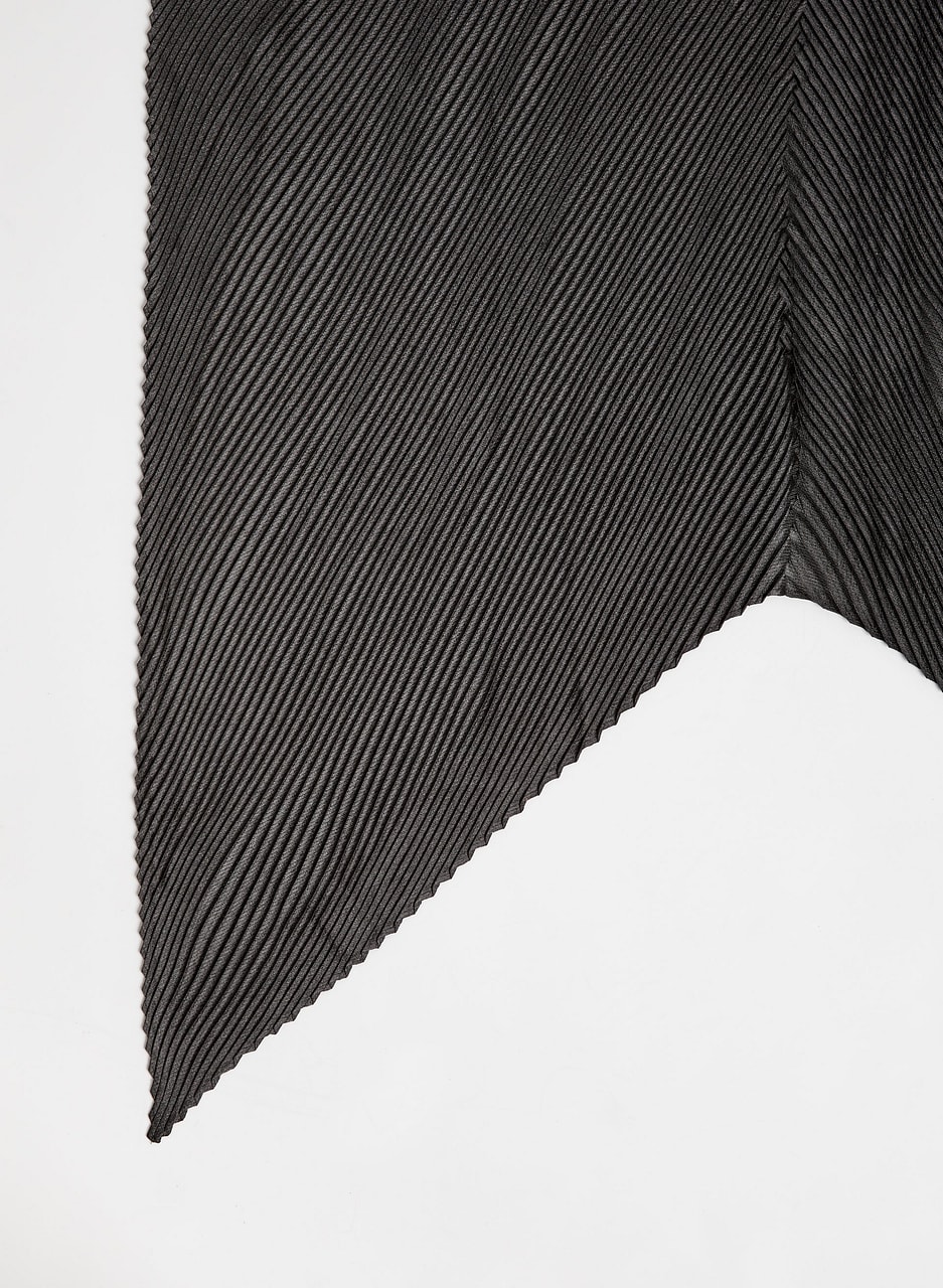 Shimmering Pleated Scarf