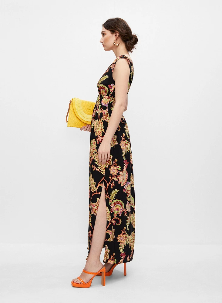 Floral Print Maxi Dress