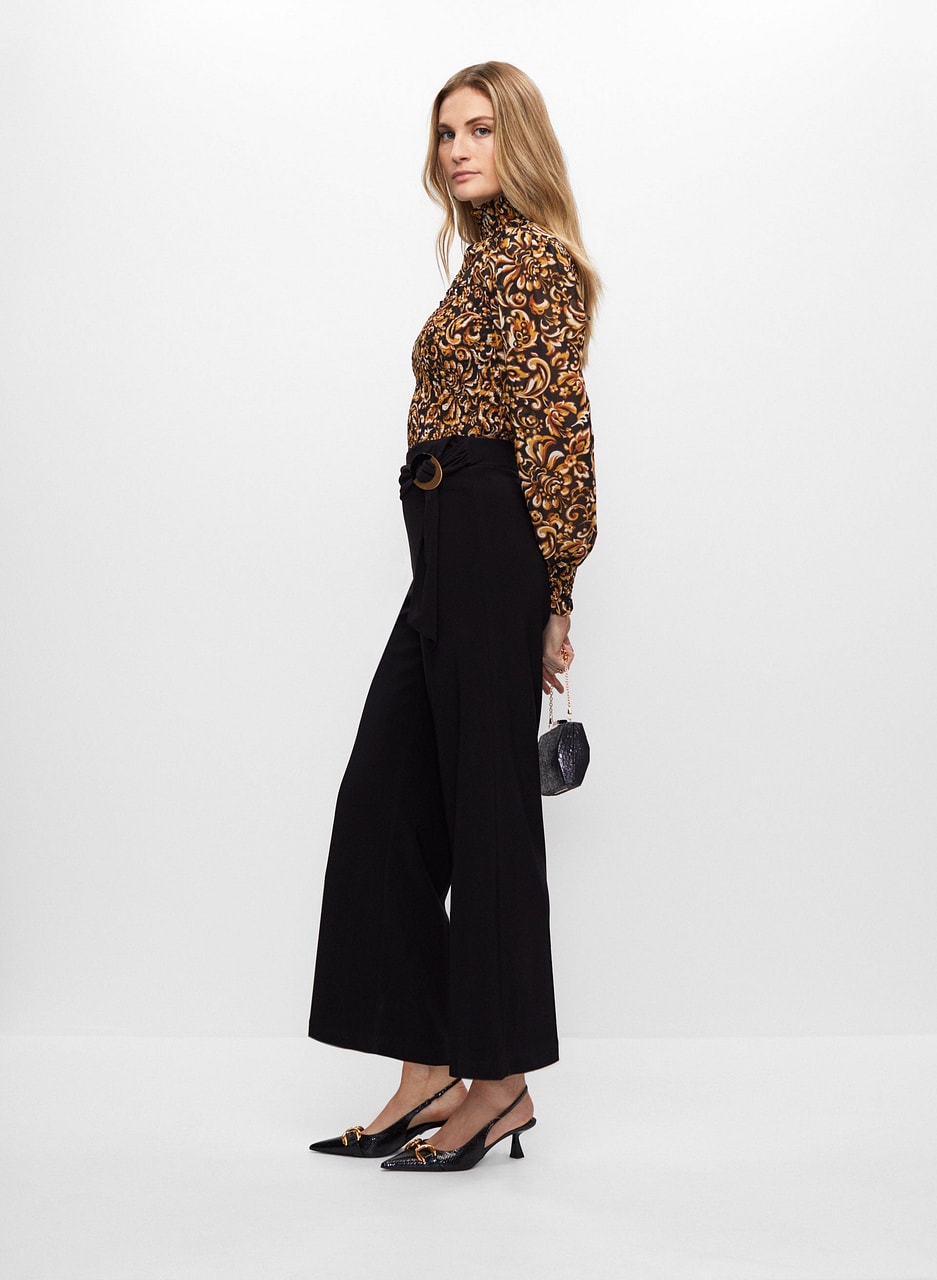 Pull-On Culotte Pants