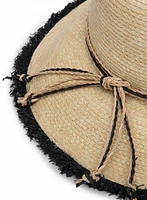 Fringe & Rope Detail Cloche Hat