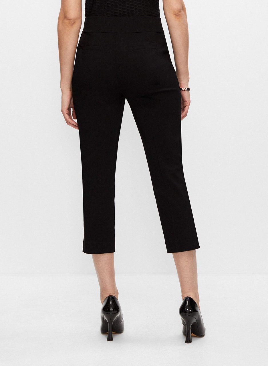 Pull-On Slim Leg Capris