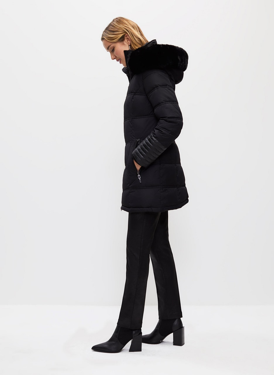 Vegan Down Quilted Coat