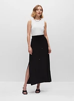 Pull-On Jersey Skirt