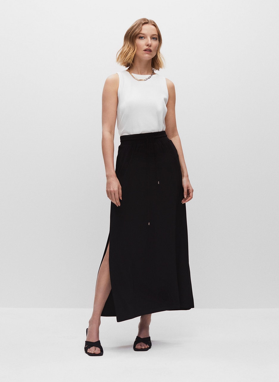 Pull-On Jersey Skirt