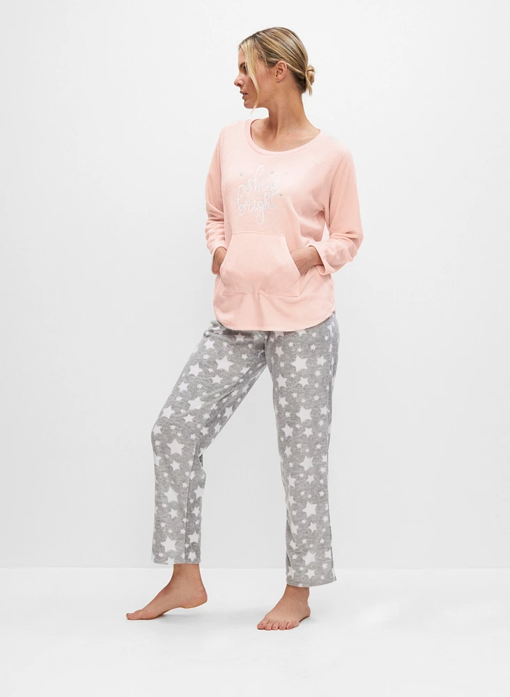 Star Print Pyjama Set