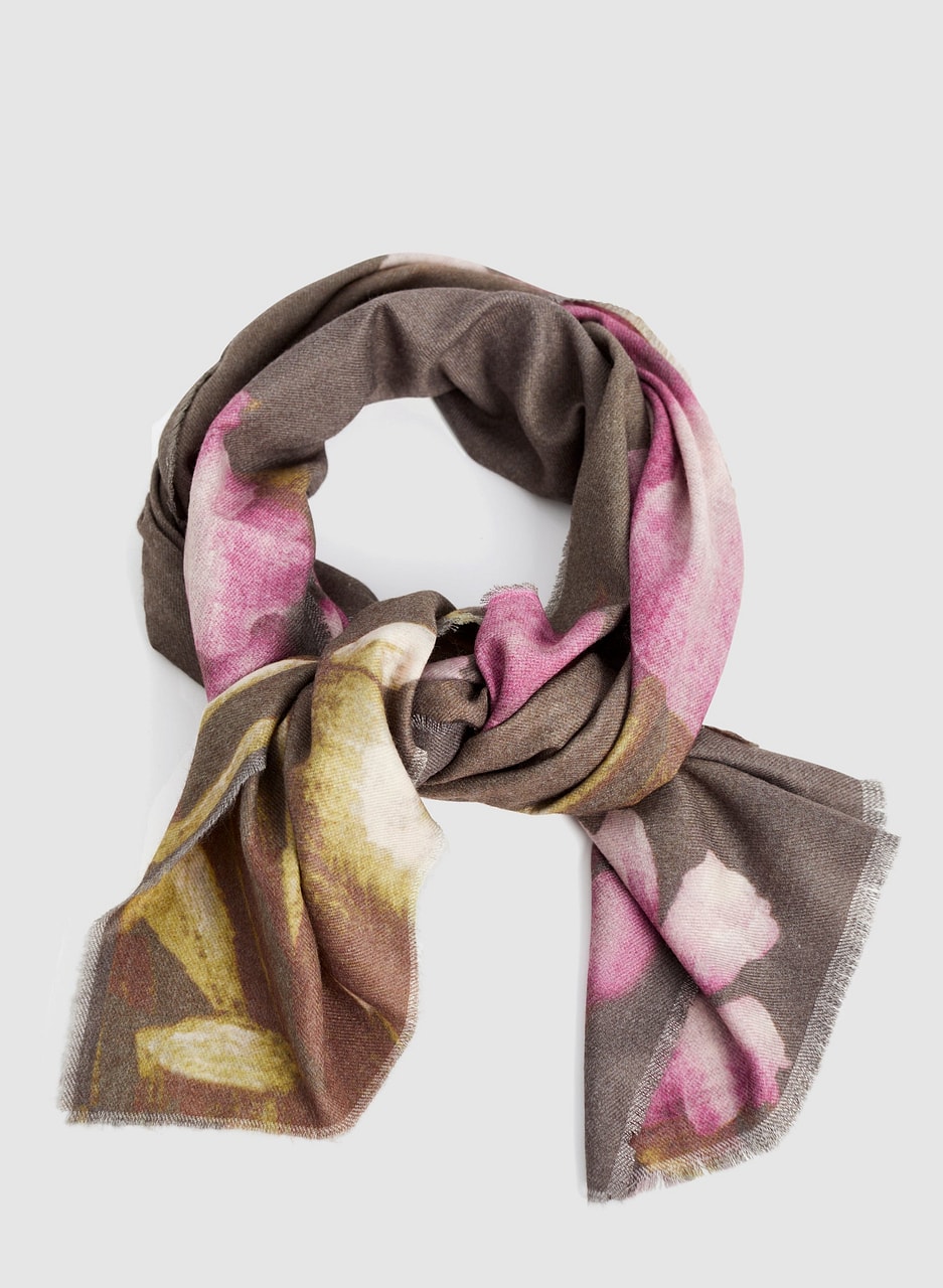 Floral Print Scarf