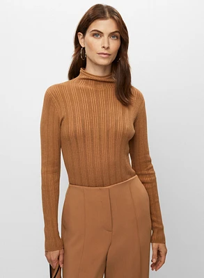 Pointelle Knit Sweater