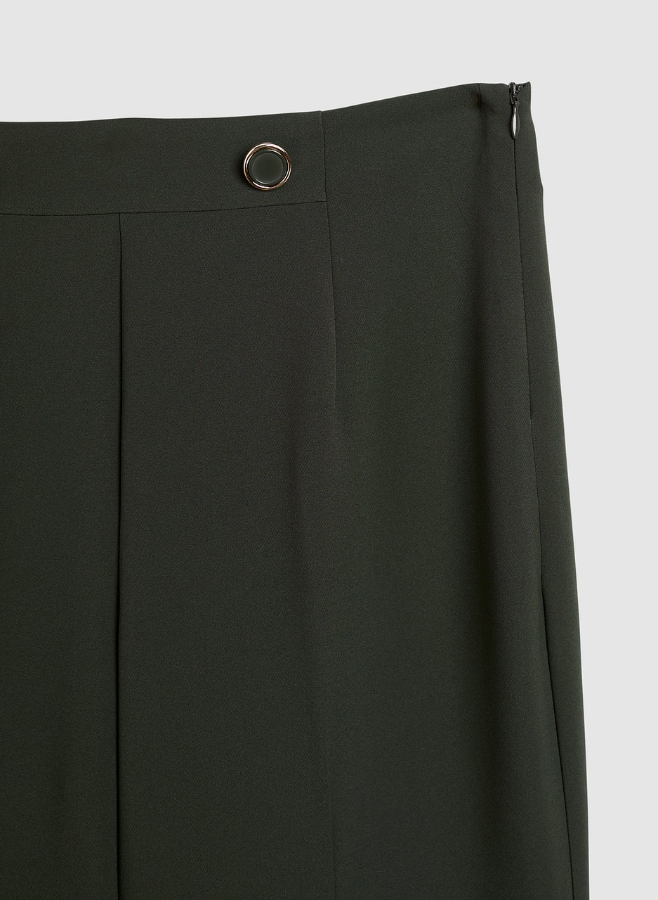 Wide Leg Culotte Pants