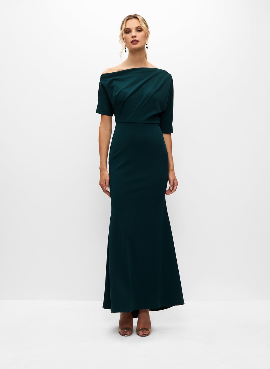 Asymmetric One-Shoulder Gown