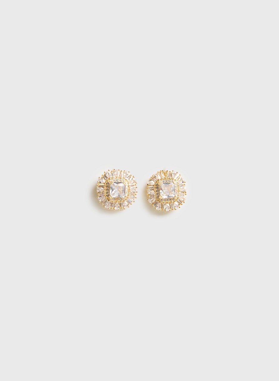 Cubic Zirconia Stud Earrings