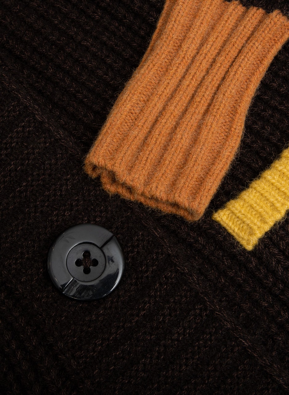 Hooded Button Detail Cardigan