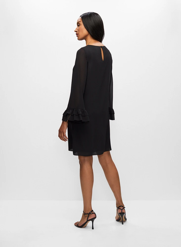 Bell Sleeve Cocktail Dress