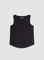 Sleeveless Boat Neck Top