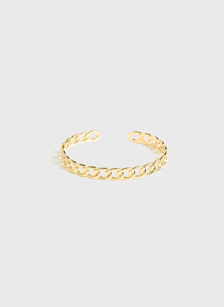 Open Link Cuff Bracelet