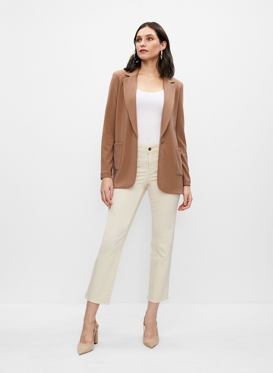 Single-Button Blazer