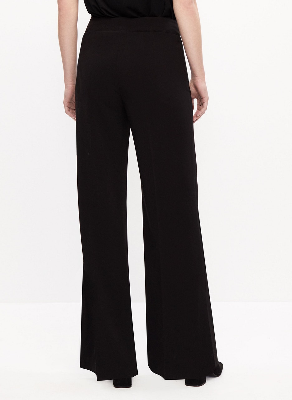 Slit Detail Wide Leg Pants