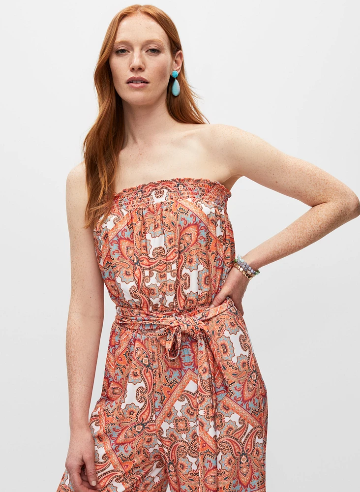 Paisley Print Jumpsuit