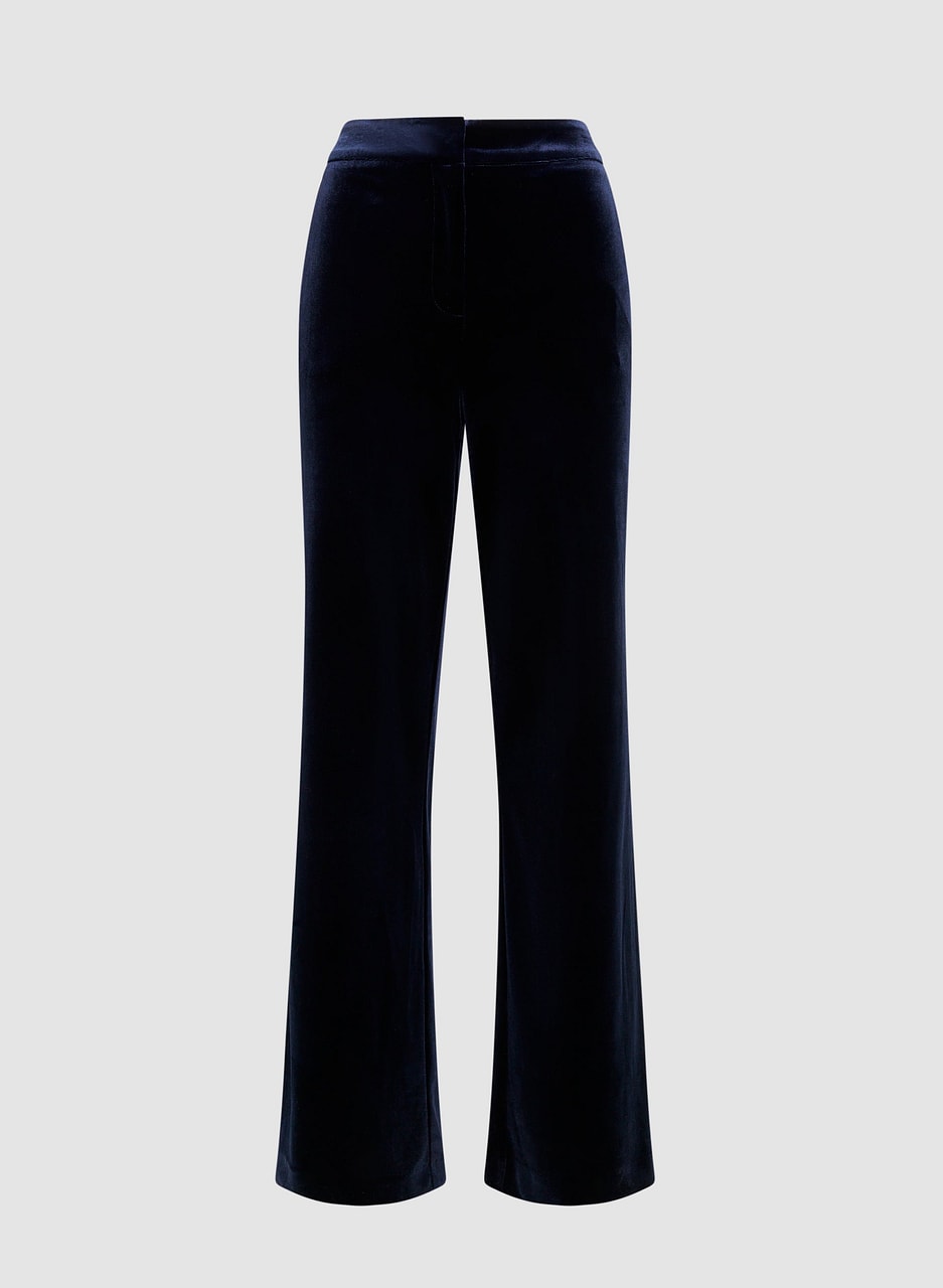 Velour Wide Leg Pants