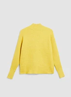 Ribbed Mock Neck Sweater