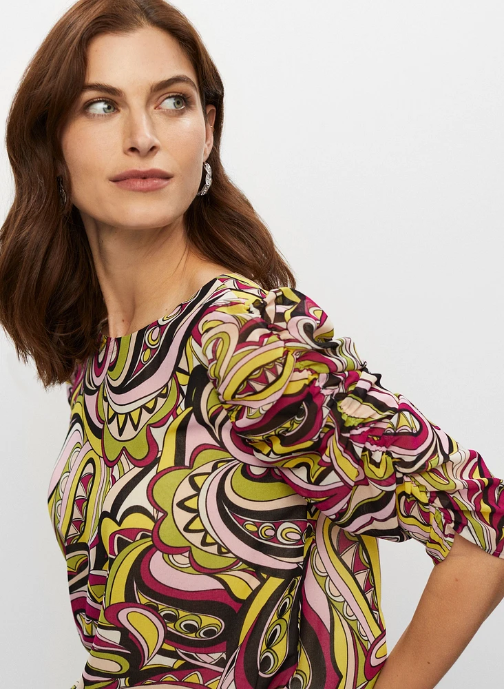 Paisley Print Blouse